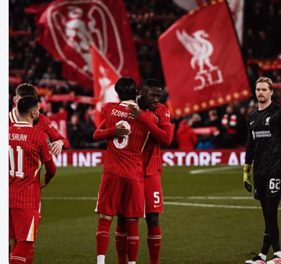 利物浦客场大胜伯恩茅斯,取得连胜次数